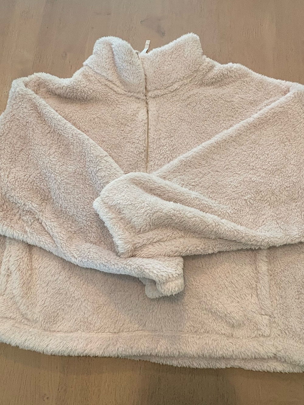 Old Navy Cream Sherpa Pullover
